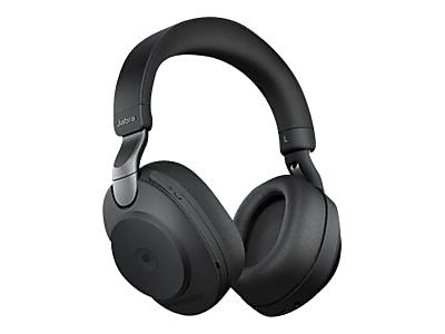 jabra Evolve2 85 MS Teams Wireless Bluetooth Stereo Headset with Charging Stand, USB-A, MS Certified (28599-999-989)