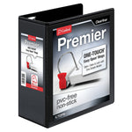 Cardinal Heavy Duty 4" 3-Ring View Binders, D-Ring, Black (10341)