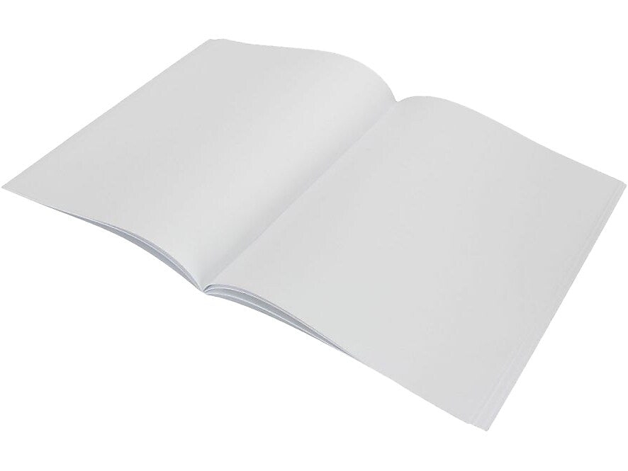 Flipside Drawing Book, 7" x 8.5", White, 14 Sheets/Book, 24/Pack (BK524)