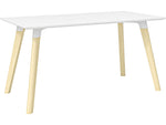 Safco Resi 60" Table Desk, Maple/White (RESDES3060)