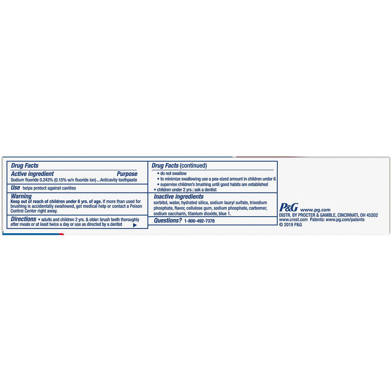 Crest Cavity Protection Regular Toothpaste, 4.2 oz. (322)