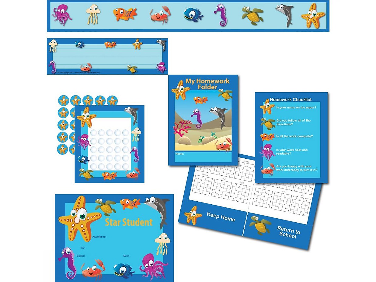 Flipside Under the Sea Award Combo Pack, Multicolor (USS101)