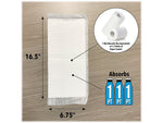 Quick Dam Mat, 6.75", Up to 0.38 Gal. 200/Box (WUM-200)