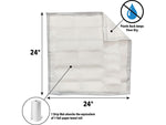 Quick Dam Drip Mat, 24", Up to 0.25 Gal. 100/Box (WUBM-100)