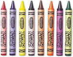 Crayola Jumbo Kid's Crayons, Assorted Colors, 8/Box (52-0389)