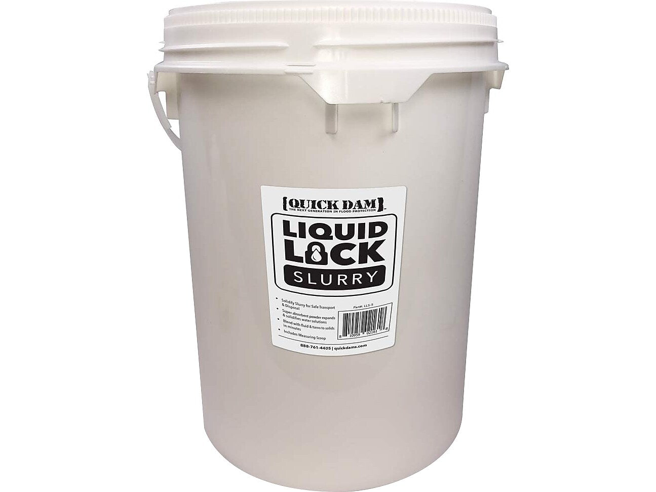 Quick Dam Liquid Lock Slurry, Up to 5 Gal. (LLS-5)