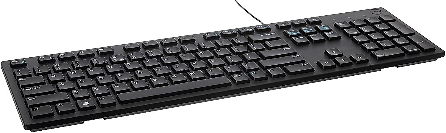 Dell KB216 Keyboard, Black (580-ADMT)