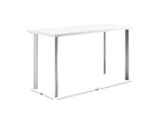 HON Coze 54"W Desk, Designer White and Silver (HONRPL2454DWP6)