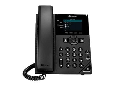 Poly VVX 250 Business IP Phone Corded, Black (89B66AA#ABA)