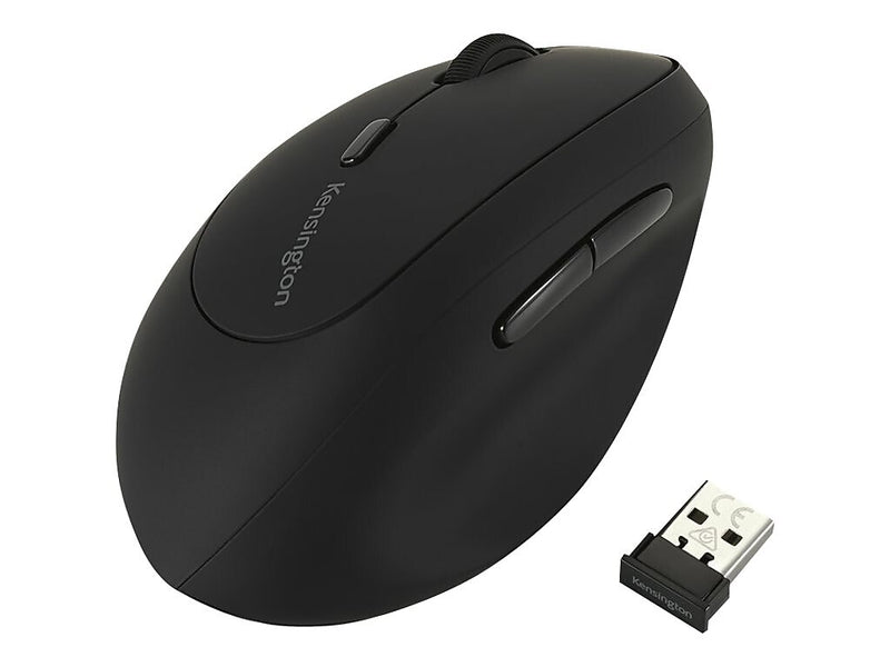 Kensington Pro Fit Wireless Ergonomic Left Handed Mouse, Black (K79810WW)