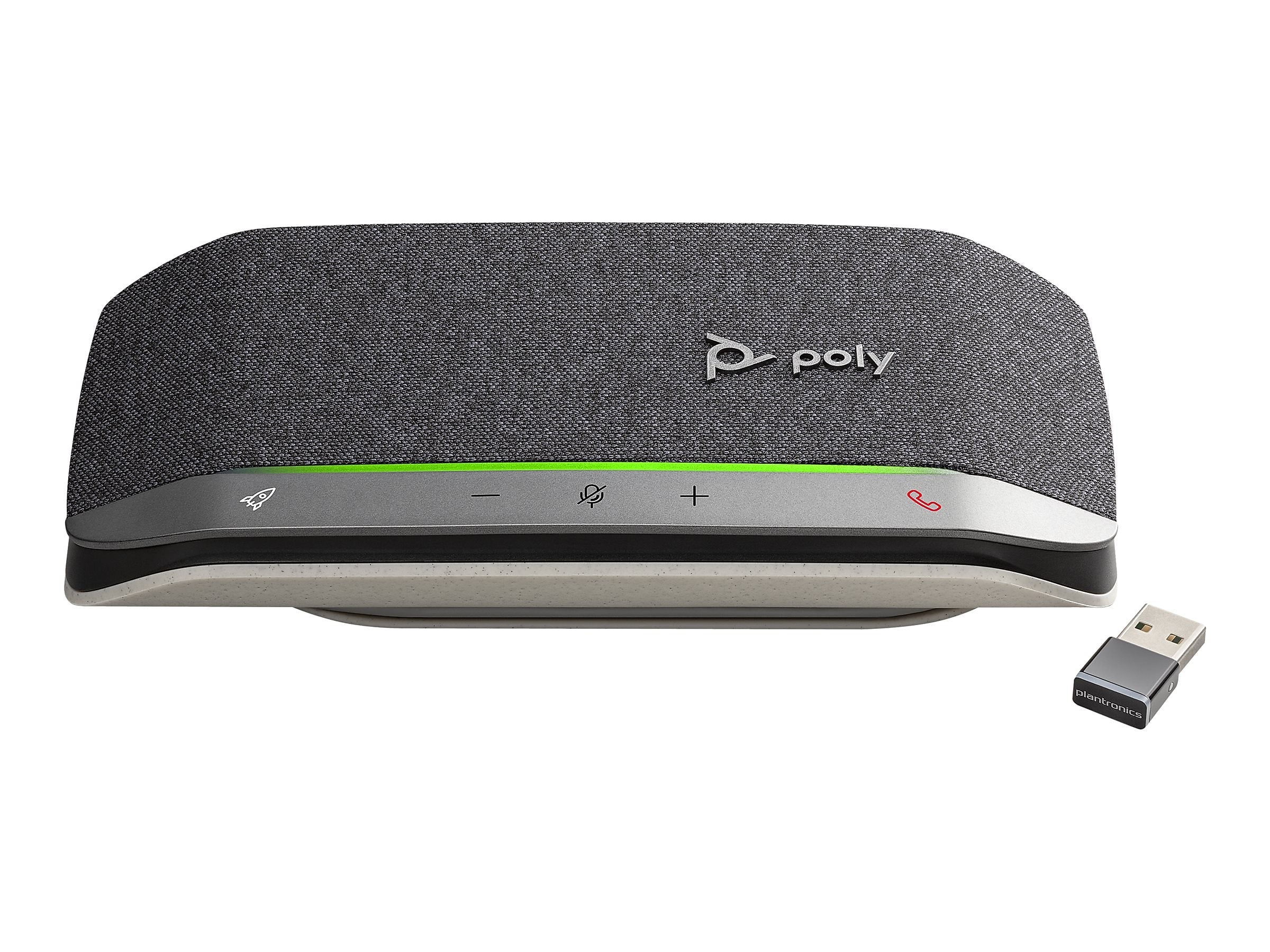 Poly Sync 20+ USB-C, Speakerphone, Silver/Black with BT600C (772D0AA)
