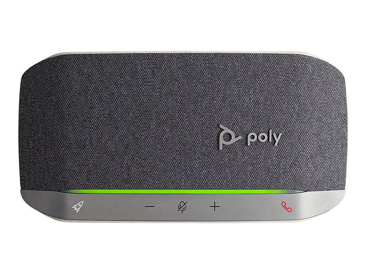 Poly Sync 20+ USB-C, MS Speakerphone with BT600C, Black/Silver (772D1AA)