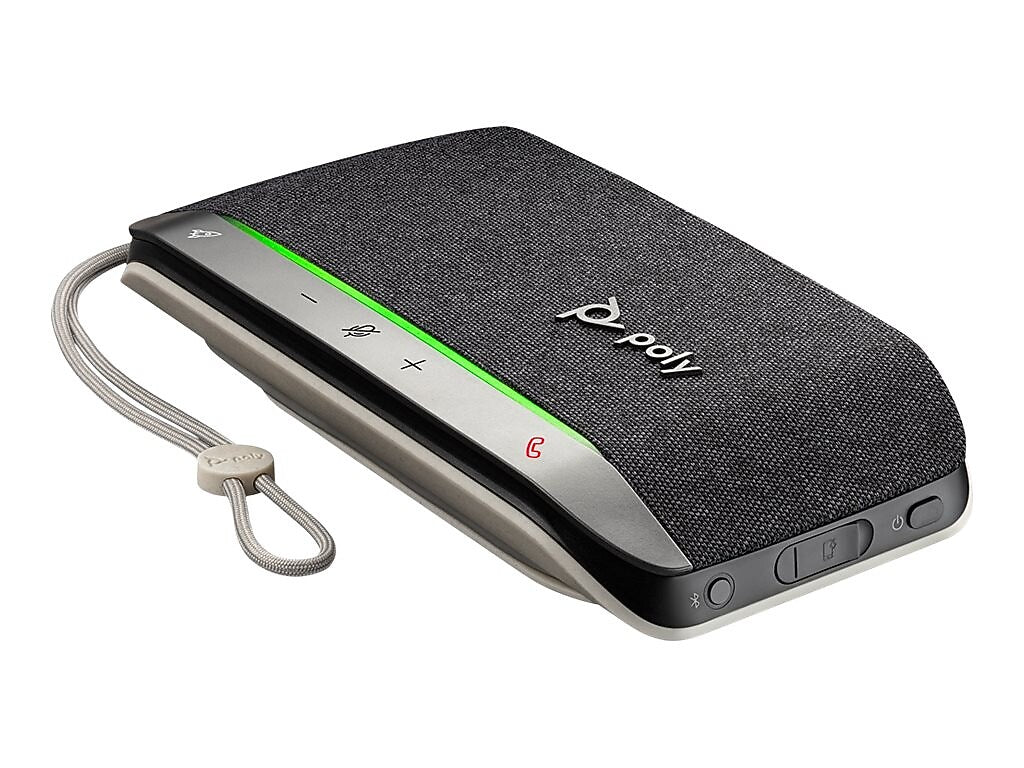 Poly Sync 20+ USB-C, MS Speakerphone with BT600C, Black/Silver (772D1AA)