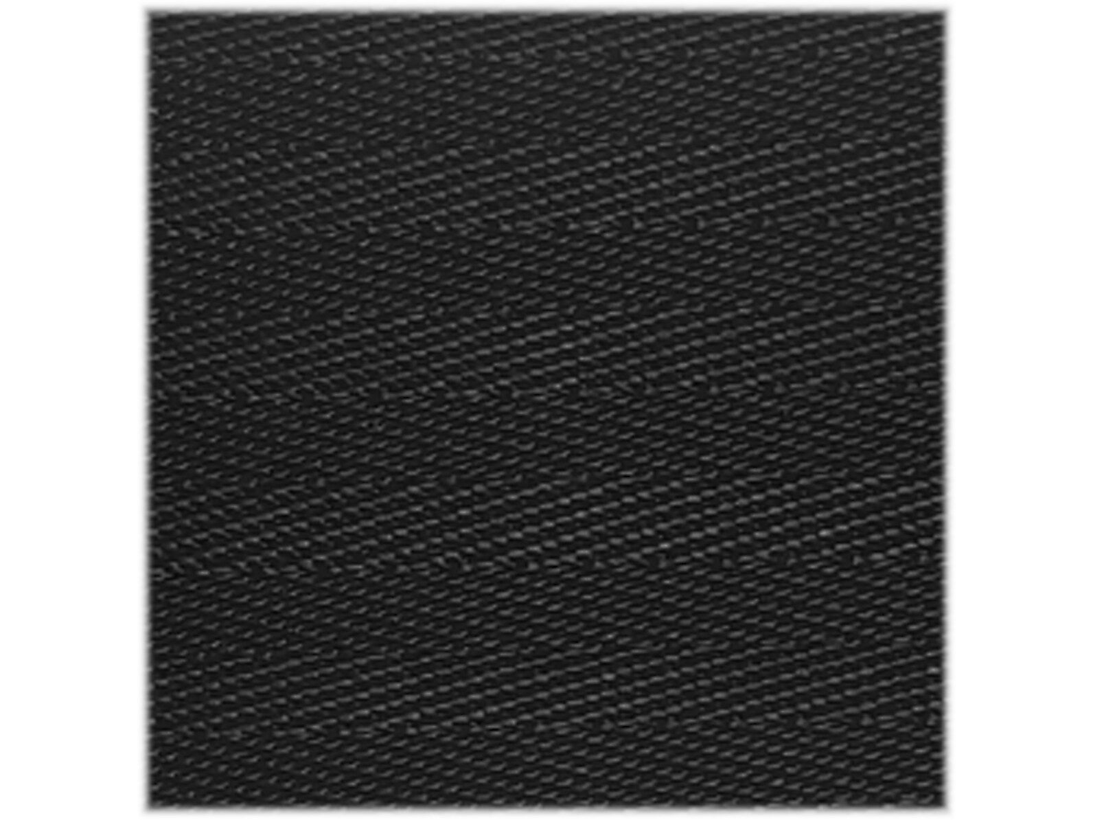 Queue Solutions WeatherMaster 250 2" Yellow Nylon Crowd Control Belt Barrier, Black (WMR250Y-BK110)