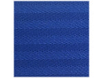 Queue Solutions WeatherMaster 250 2" Yellow Nylon Crowd Control Belt Barrier, Blue (WMR250Y-BL110)