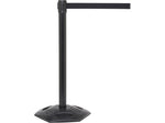 Queue Solutions WeatherMaster 250 2" Nylon Crowd Control Belt Barrier, Black/Yellow (WMR250B-YBC110)