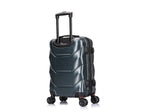 DUKAP Zonix 20" Hardside Carry-On Suitcase, 4-Wheeled Spinner, TSA Checkpoint Friendly, Green (DKZON00S-GRE)