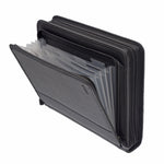 ROOTS 73 Executive Padfolio with Zipper Closure, Black (RQ7911)