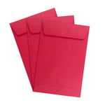 JAM Paper 6" x 9" Open End Catalog Colored Envelopes, Red Recycled, 10/Pack (V0128139B)