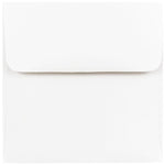 JAM Paper 4.5 x 4.5 Square Invitation Envelopes, White, 100/Pack (439911145B)