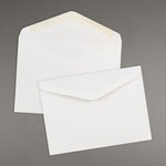 JAM Paper A7 Invitation Envelopes with V-Flap, 5.25 x 7.25, White, Bulk 500/Box (4023210c)