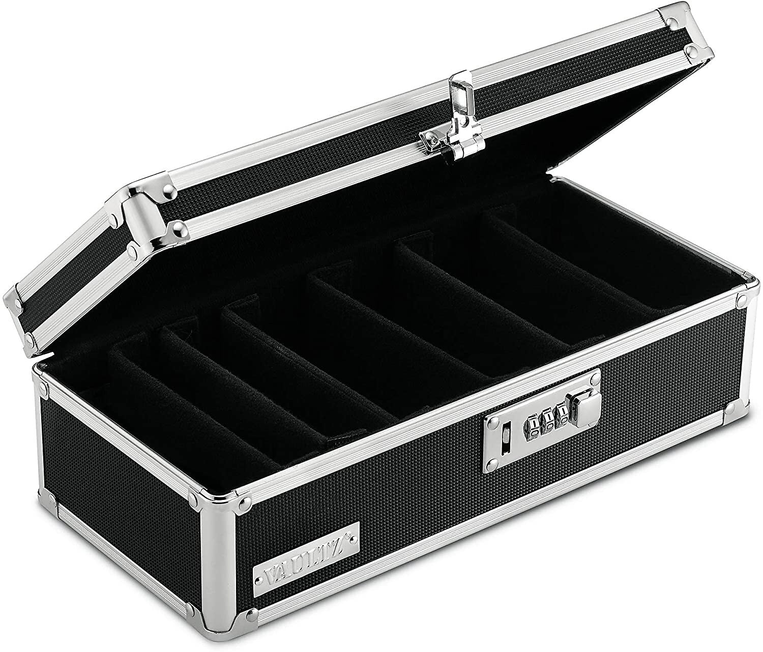 Vaultz® Locking Pill Storage Box, Black (VZ03480-CAM)
