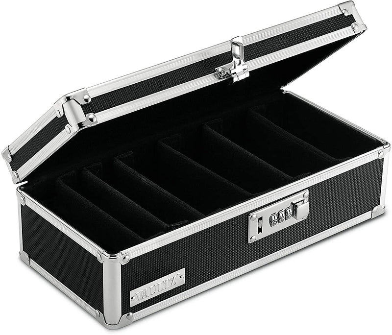 Vaultz® Locking Pill Storage Box, Black (VZ03480-CAM)