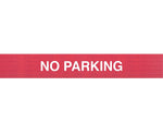 Queue Solutions WeatherMaster 250 2" Woven Nylon Crowd Control Belt Barrier, Black/Red (WMR250B-RWNP110)