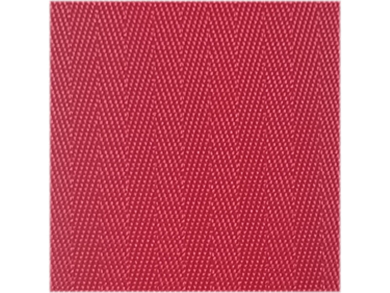 Queue Solutions WeatherMaster 250 2" Woven Nylon Crowd Control Belt Barrier, Black/Red (WMR250B-RD110)