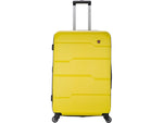 DUKAP Rodez 28" Hardside Suitcase, 4-Wheeled Spinner, TSA Checkpoint Friendly, Yellow (DKROD00L-YEL)