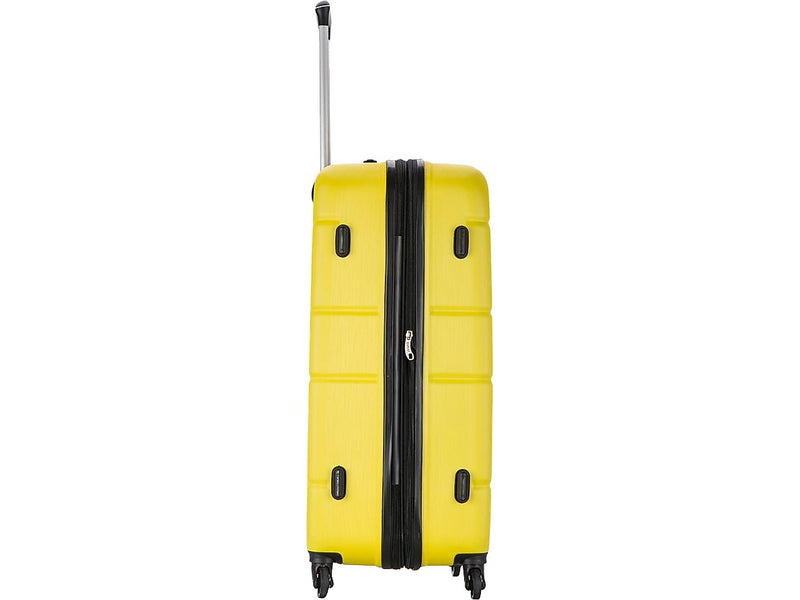 DUKAP Rodez 28" Hardside Suitcase, 4-Wheeled Spinner, TSA Checkpoint Friendly, Yellow (DKROD00L-YEL)