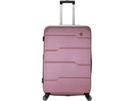 DUKAP Rodez 28" Hardside Suitcase, 4-Wheeled Spinner, TSA Checkpoint Friendly, Rose Gold (DKROD00L-ROS)