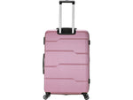 DUKAP Rodez 28" Hardside Suitcase, 4-Wheeled Spinner, TSA Checkpoint Friendly, Rose Gold (DKROD00L-ROS)