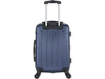 DUKAP Intely 19.5" Hardside Suitcase, 4-Wheeled Spinner, TSA Checkpoint Friendly, Blue (DKINT00S-BLU)