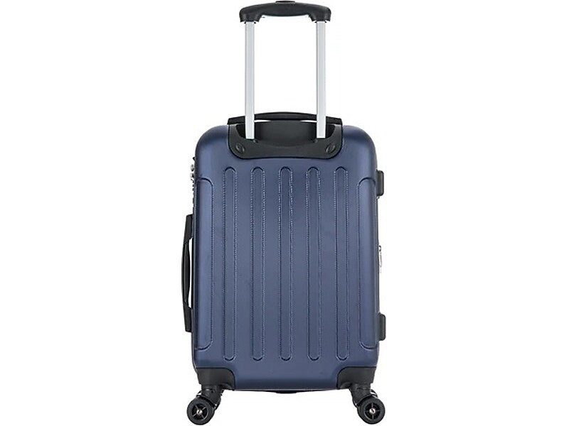 DUKAP Intely 19.5" Hardside Suitcase, 4-Wheeled Spinner, TSA Checkpoint Friendly, Blue (DKINT00S-BLU)