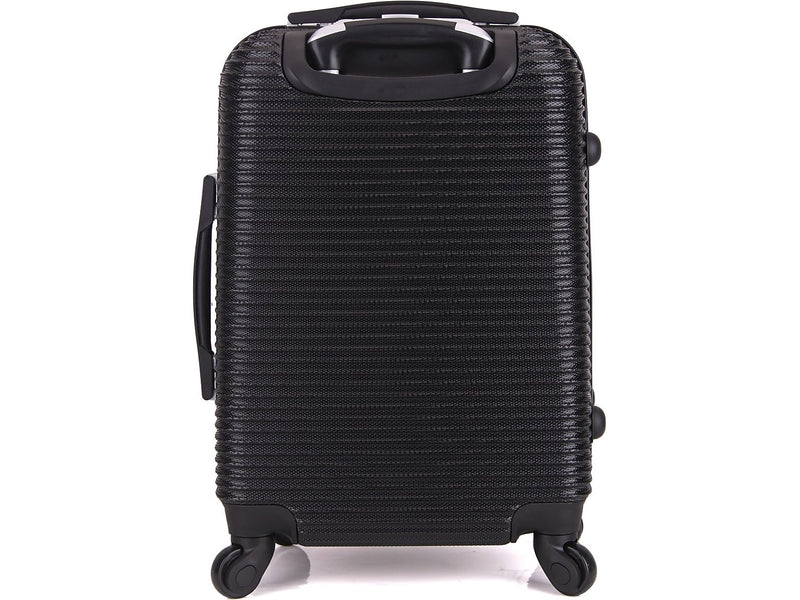 InUSA Royal 20" Hardside Carry-On Suitcase, 4-Wheeled Spinner, TSA Checkpoint Friendly, Black (IUROY00S-BLK)