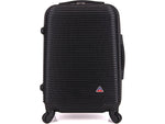 InUSA Royal 20" Hardside Carry-On Suitcase, 4-Wheeled Spinner, TSA Checkpoint Friendly, Black (IUROY00S-BLK)