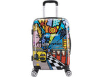 InUSA 20" Hardside Hollywood Suitcase, 4-Wheeled Spinner, TSA Checkpoint Friendly, Hollywood (IUAPC00S-HOL)