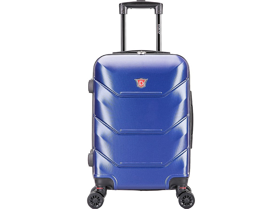 DUKAP Zonix 20" Hardside Carry-On Suitcase, 4-Wheeled Spinner, TSA Checkpoint Friendly, Blue (DKZON00S-BLU)