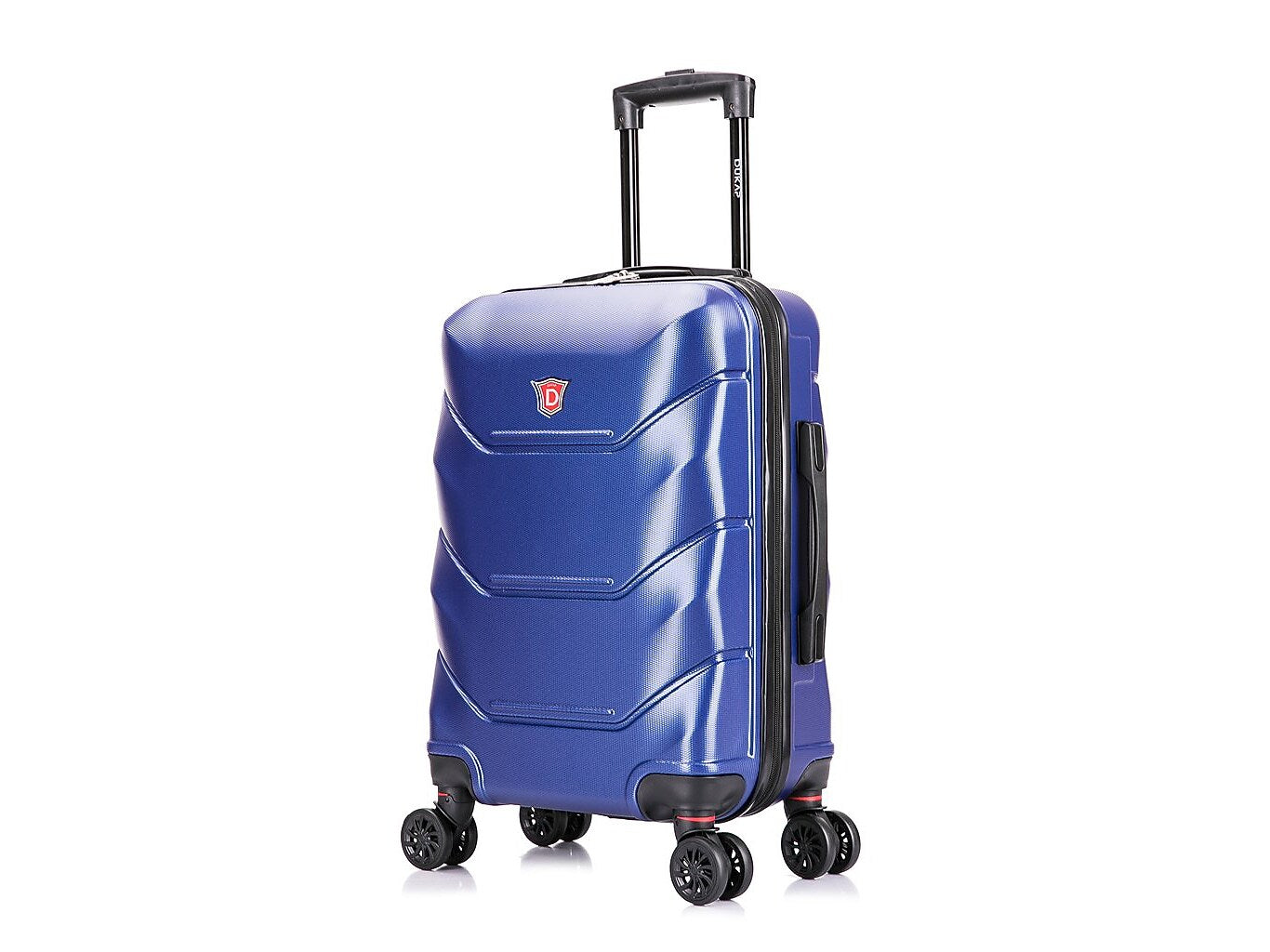 DUKAP Zonix 20" Hardside Carry-On Suitcase, 4-Wheeled Spinner, TSA Checkpoint Friendly, Blue (DKZON00S-BLU)