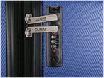 DUKAP Crypto 19.75" Hardside Carry-On Suitcase, 4-Wheeled Spinner, TSA Checkpoint Friendly, Blue (DKCRY00S-BLU)