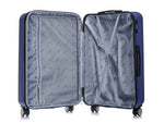 DUKAP Crypto 19.75" Hardside Carry-On Suitcase, 4-Wheeled Spinner, TSA Checkpoint Friendly, Blue (DKCRY00S-BLU)