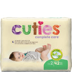Cuties Complete Care Baby Diapers, Size 2, 168 count (CR2001)
