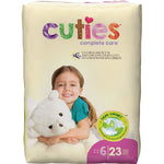 Cuties Complete Care Baby Diapers, Size 6, 92 count (CR6001)