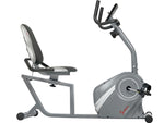 Sunny Health and Fitness Magnetic Recumbent Exercise Bike, Gray (SF-RB4876)