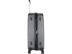 DUKAP Intely 27.25" Hardside Suitcase, 4-Wheeled Spinner, TSA Checkpoint Friendly, Gray (DKINT00M-GRE)