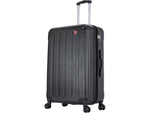 DUKAP Intely 28" Hardside Suitcase, 4-Wheeled Spinner, TSA Checkpoint Friendly, Black (DKINT00M-BLK)