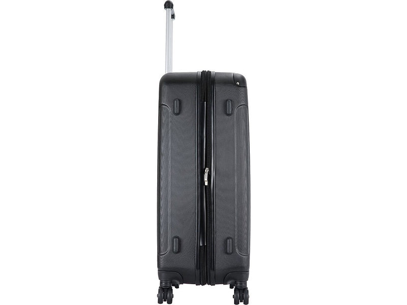 DUKAP Intely 28" Hardside Suitcase, 4-Wheeled Spinner, TSA Checkpoint Friendly, Black (DKINT00M-BLK)