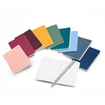 Poppin Mini 1-Subject Pocket Notebook, 3.5" x 5", College Ruled, 32 Sheets, Assorted Colors, 10/Set (107789)