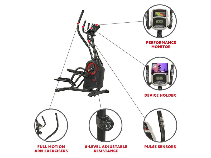 Sunny Health and Fitness Premium Cardio Climber (SF-E3919)